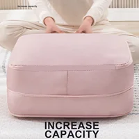 Closet Quilts Organizers and Storage Space Saving Comforters Storage Bag with Breathable Hole for Bedroom Closet Dorm 2