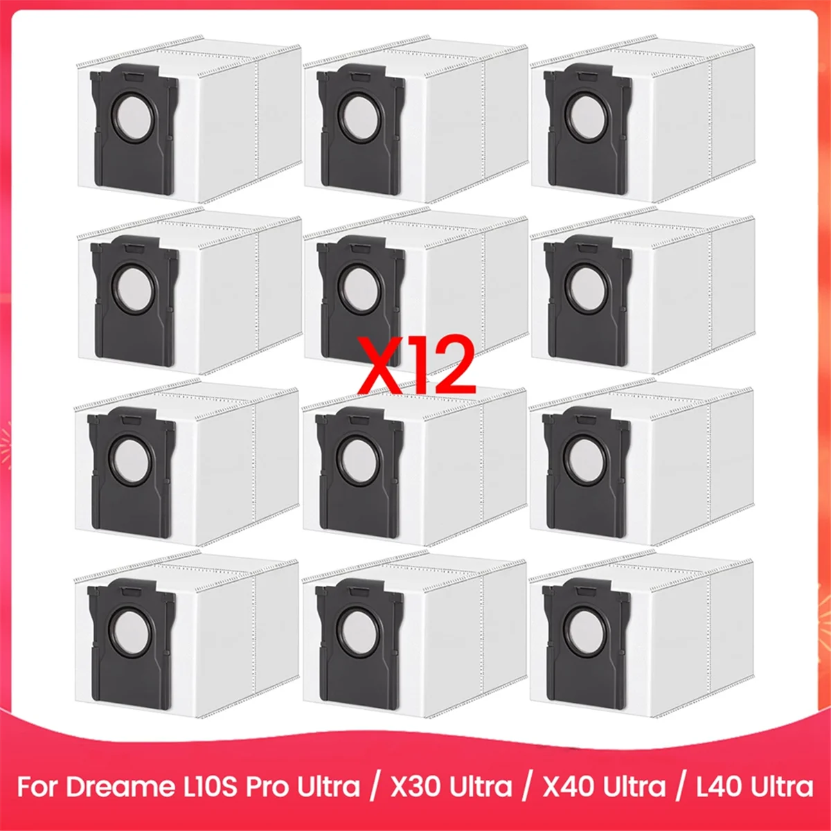FZFZ Vacuum Cleaner Bags for L10S Pro Ultra / X30 Ultra / X40 L40 Vacuum Cleaner Replacement Parts