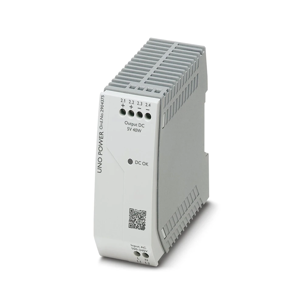 

Для источника питания Phoenix UNO-PS/1AC/5DC/40W 2904375