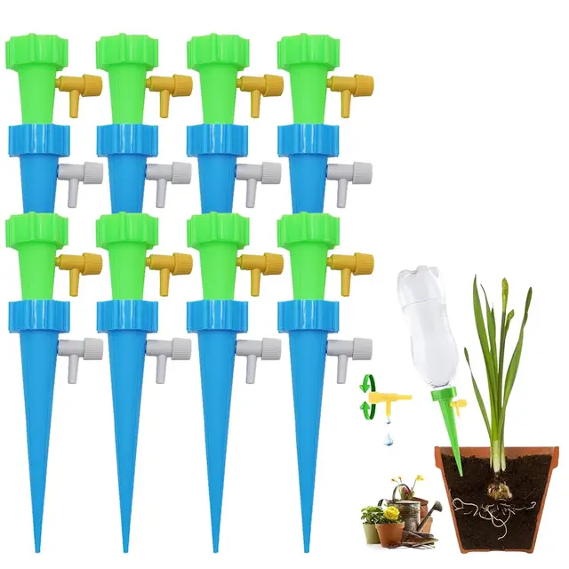 10Pcs/5pcs Self-Watering Kits Automatic Waterers Drip Irrigation Indoor Plant Watering Device Plant Garden Gadgets Creative