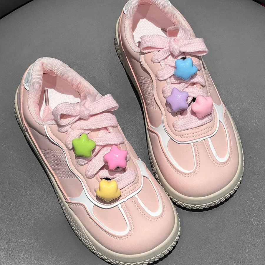 Plüsch Stern Schuh Schnalle Ornamente Persönlichkeit Nette Flauschige Knochen Schuh Blume DE Training Schuhe Dekorative Schnürsenkel Zubehör – Detail 2