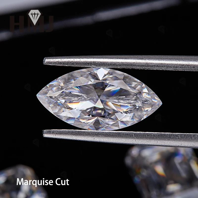 0,5–10 ct D weißer Moissanit, lose Steine, alle Schnitte, rund/oval/birne/smaragd/herz/asscher, edle Schmuckherstellung, individuelles Design – Detail 16