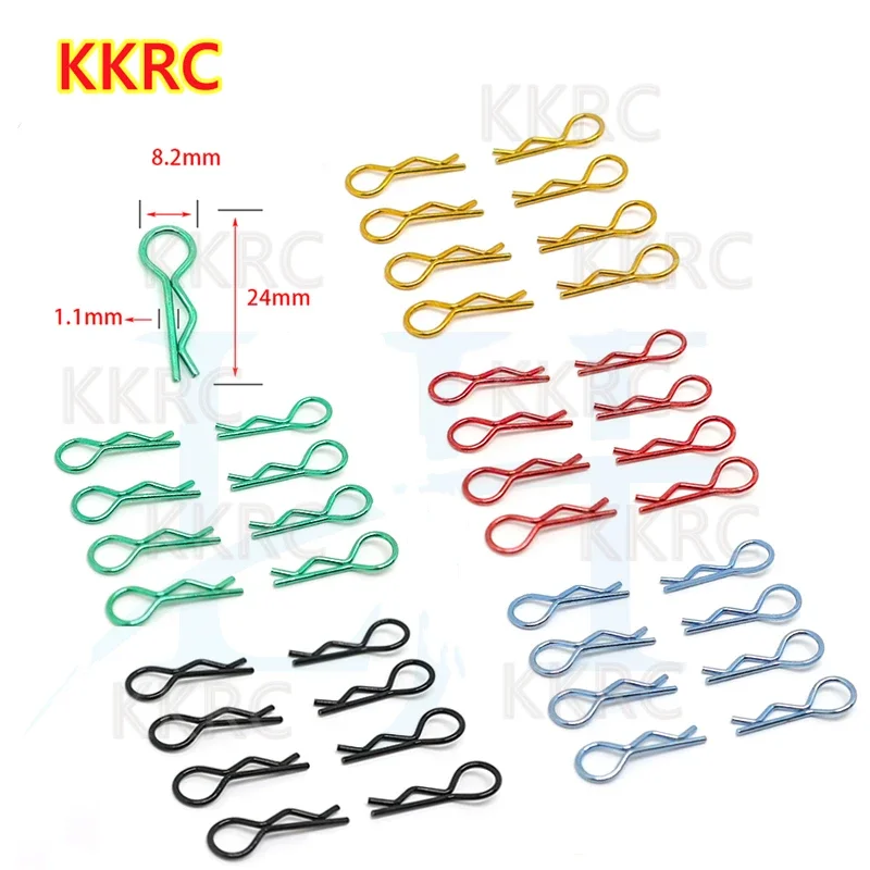 

10 шт., металлические зажимы для кузова радиоуправляемого автомобиля Traxxas TRX4 SCX10 Wraith 1/10