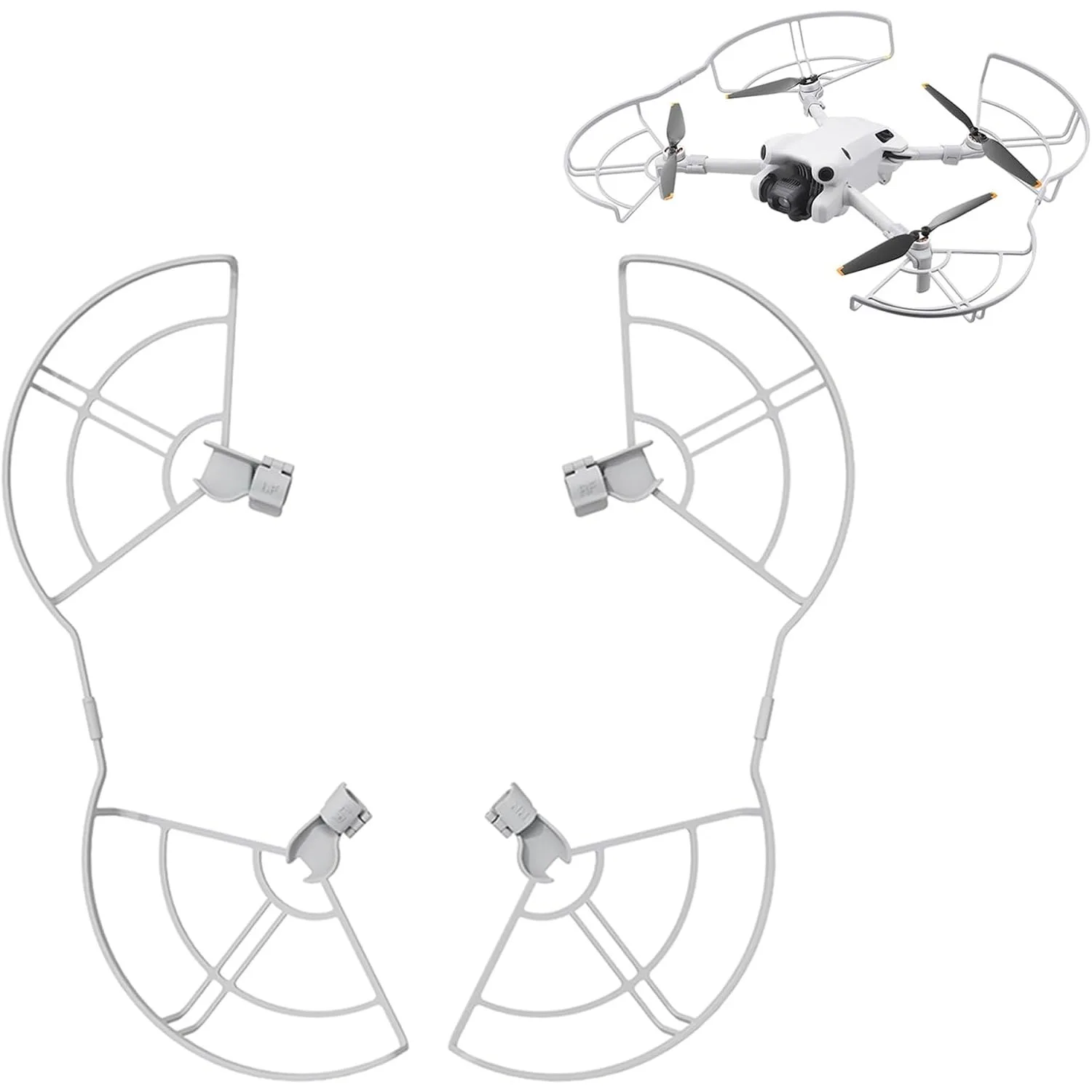 Protecteur d'hélices drone DJI Mini 4 Pro - 4 pièces gris