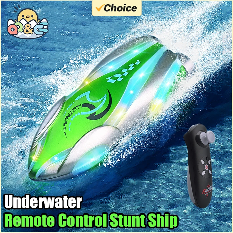 Mini Remote Control Stunt Ship Toy for Kids