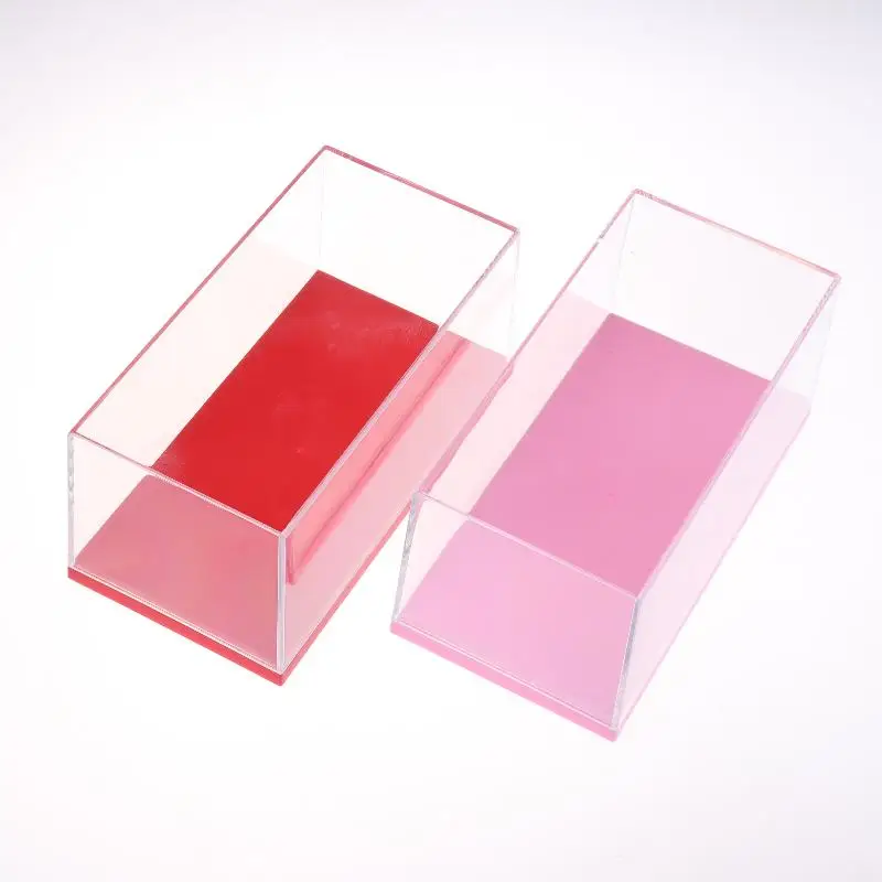 뜨거운 판매 1Pcs 투명 아크릴 보관 상자 실용적인 1/43 다이캐스트 모델 자동차 디스플레이 상자 DIY 방진 디스플레이 랙 장난감