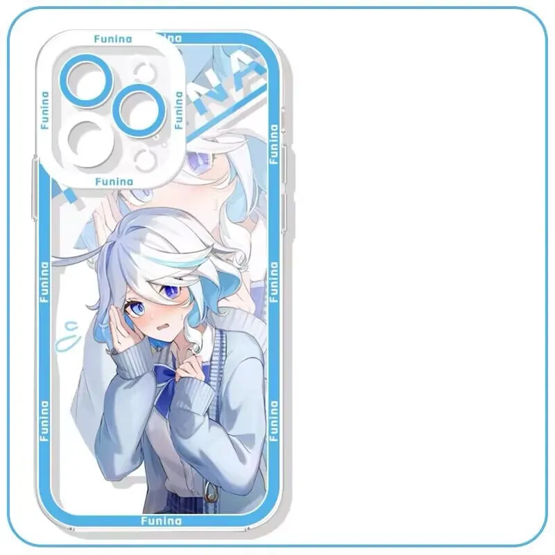 Genshin Impact Furina Arlecchino Themed Phone Case