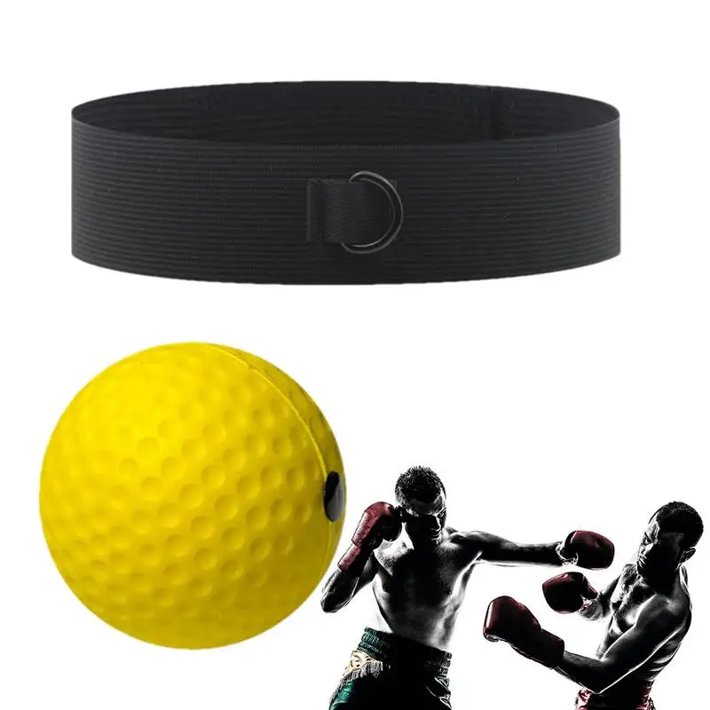 

Boxing Reflex Ball Boxing Gear Training Equipment Adjustable Headband For Training At Home Enhancing Reaction Speed Focus