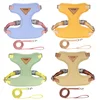Puppy Harness and Leash Set, Breathable Pet Harness for Small and Medium-Sized Dogs and Cats, French Bulldog, Chihuahua, Poodle Pet Supplies 5