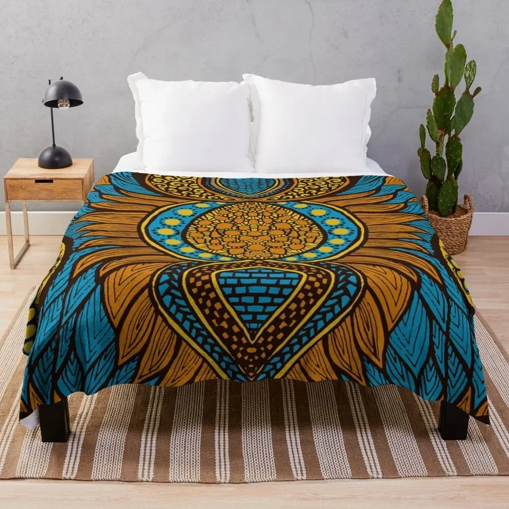 

Tribal African Print Art Throw Blanket Summer Decorative Sofa Blankets