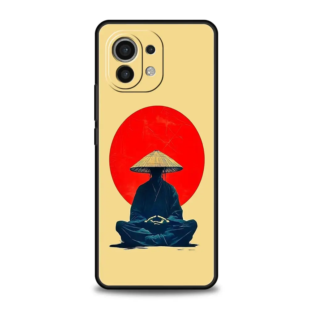 Japanese Style Art Phone Case - Elegant Soft Cover Design