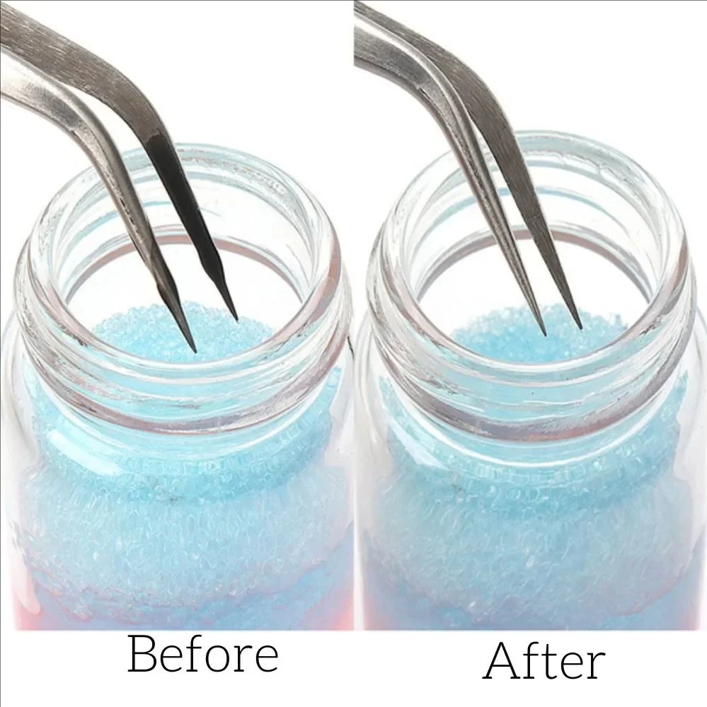 MJ Eyelash Tweezer Cleaner Grafting Eyelash Tweezer Cleaning Sponge Extension Glue Cleaning Liquid Beauty Shop Special makeup tools,beauty supplies,eyelashes tweezers cleaner