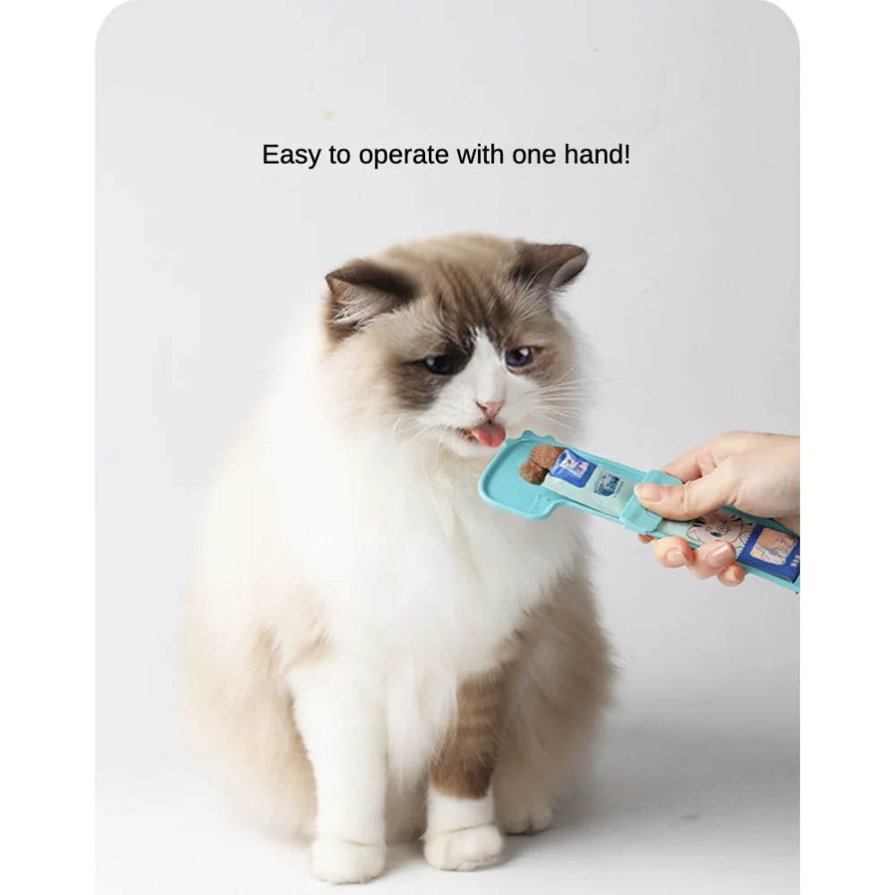 Title 3, 2pcs Cat Feeder Cat Strip Squeeze Spoon Lickabl...