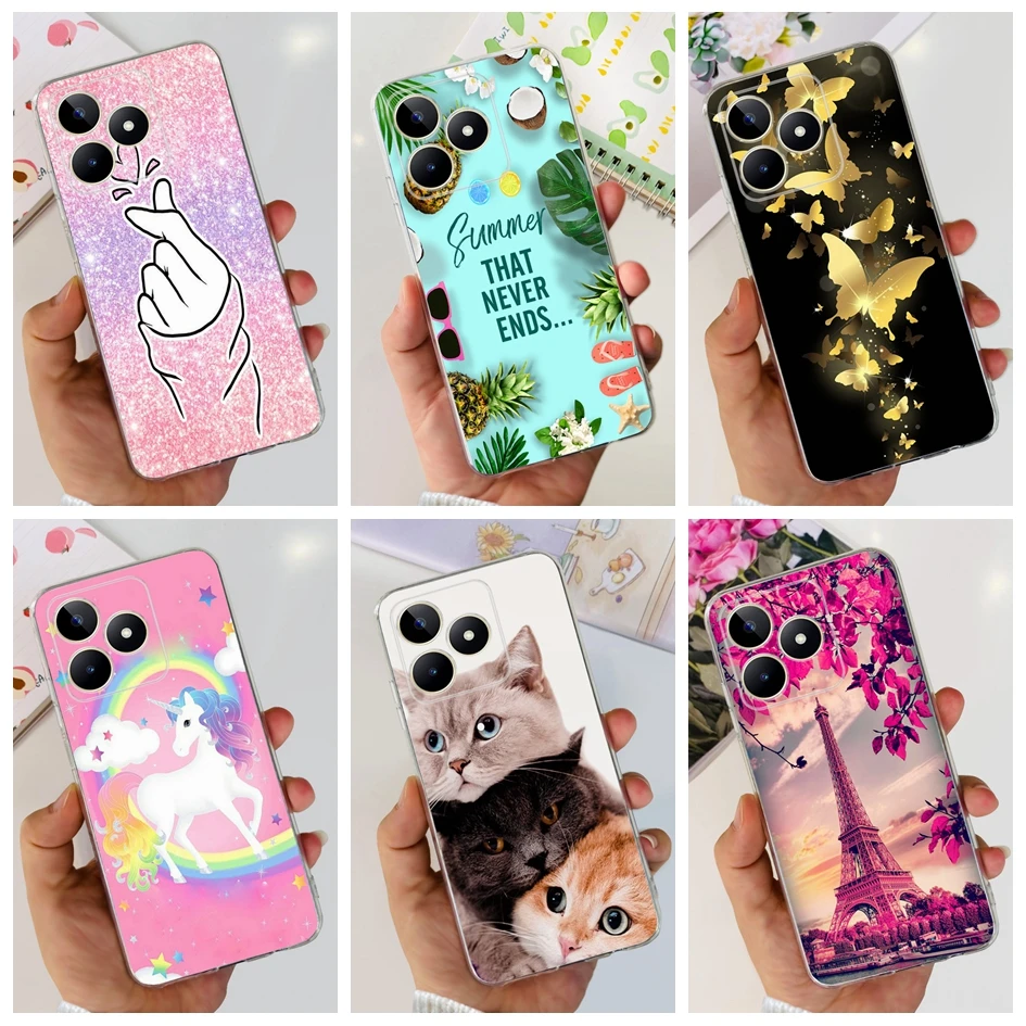 Cute Cartoon Soft Silicone Bumper Phone Case - Fun Protective Back Cover