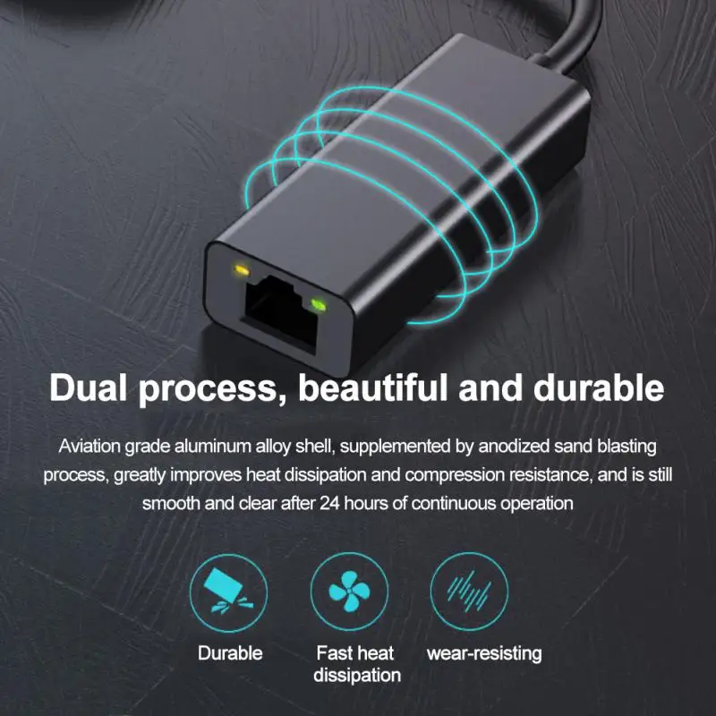 Usb Type-c - Rj45 10/100mbps Lan ���ͳ� ���̺� 100 �ް���Ʈ �˷�̴� Usb Type C �̴��� ����� ����