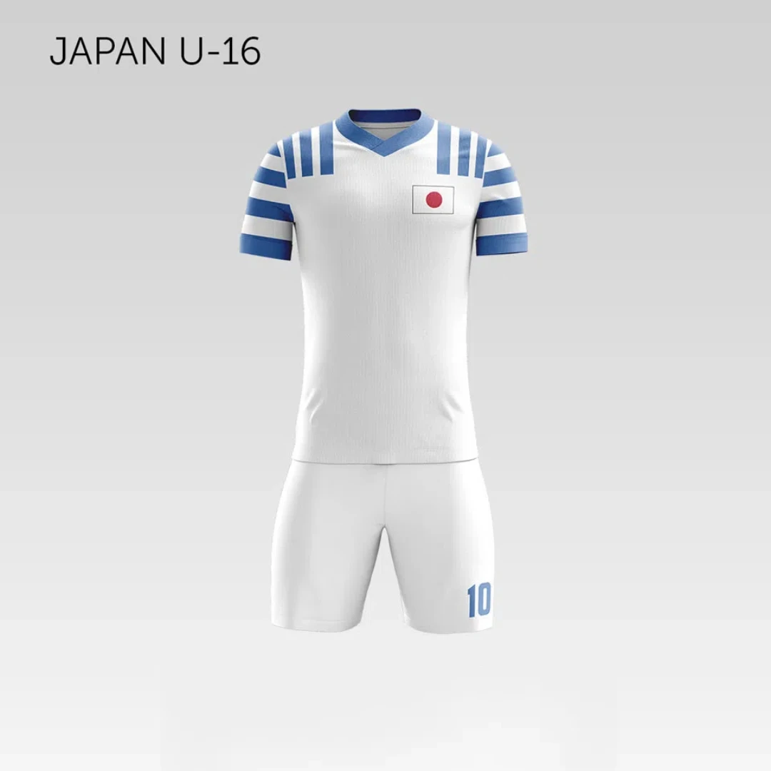 Japan U 16tsubasa Loose Fitting Men's Sports Football 3D Printing Set Customizable Name and Number