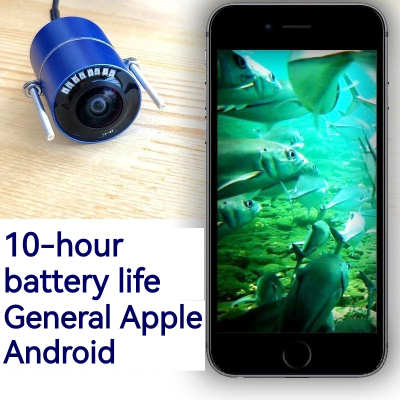 HD Wifi bezprzewodowa podwodna kamera wędkarska nagrywanie wideo dla IOS aplikacja na androida obsługuje wideo wodoodporny wizualny sprzęt wędkarski
