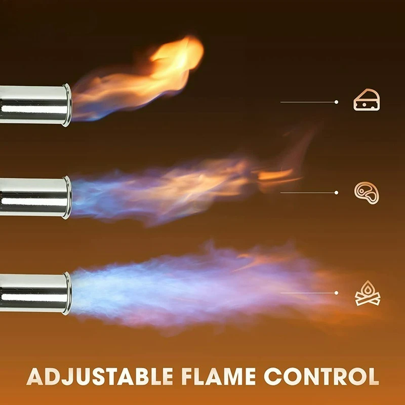 High Firepower Mountain Tank Flamethrower Outdoor Camping BBQ Efficient High Flame Igniter Direct Fire Lighter Gadgets for Men