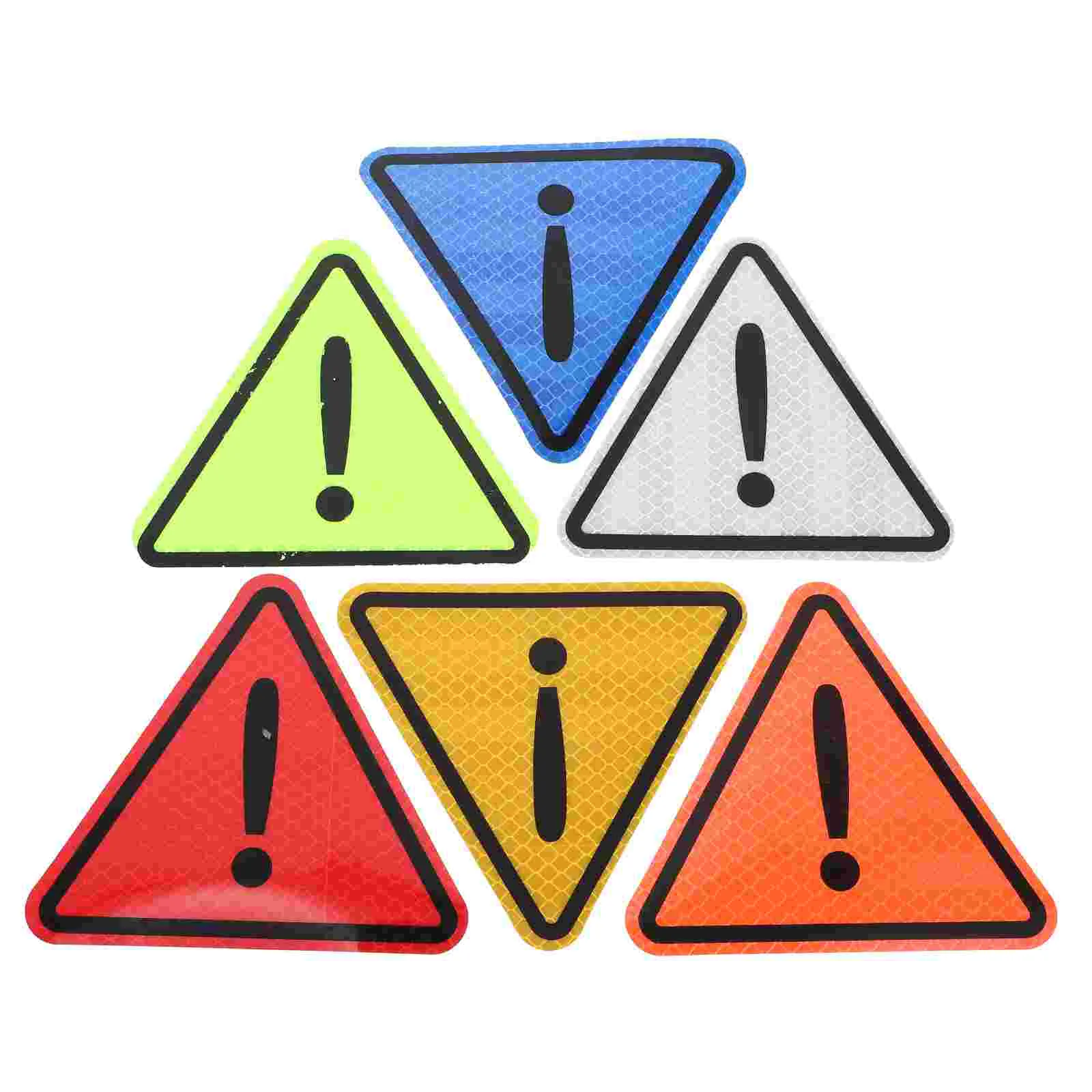 

1 Set Reflective Car Safety Stickers Car Reflective Signs Car Danger Labels