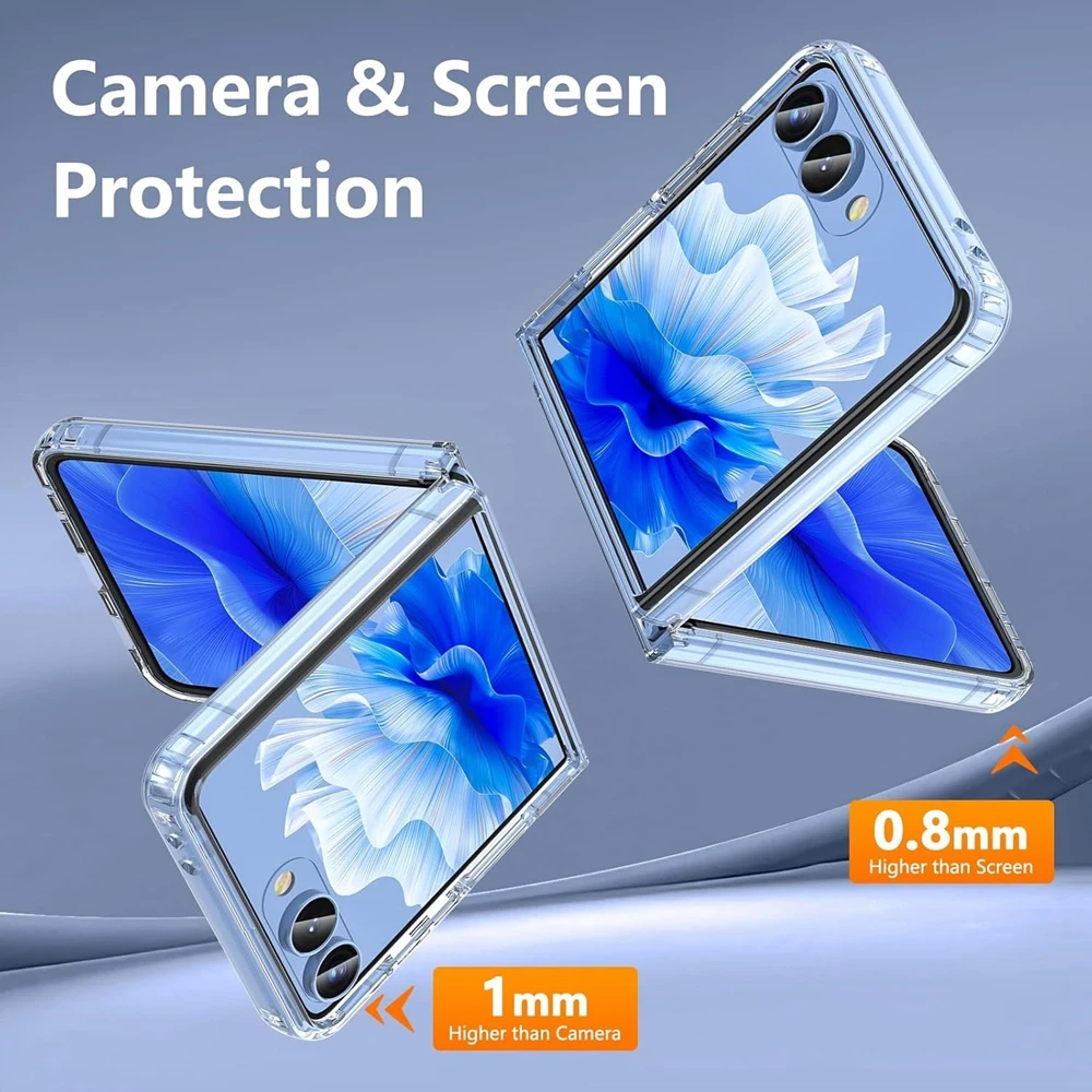 Clear Shockproof Magnetic Phone Case with MagSafe Compatibility