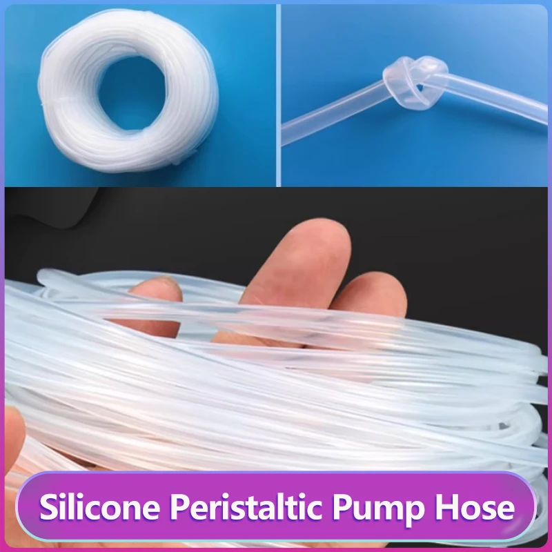 Peristaltic Pump Hose 1~10M Transparent Tasteless High Temperature Resistant Water Dispenser Food Grade Silicone Tube Household silicone tube