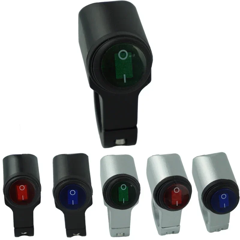 

12V Waterproof 7/8" 22mm Motorcycle Handlebar Control Switches Mount Headlight Hazard Brake Fog Light ON OFF Switch Button