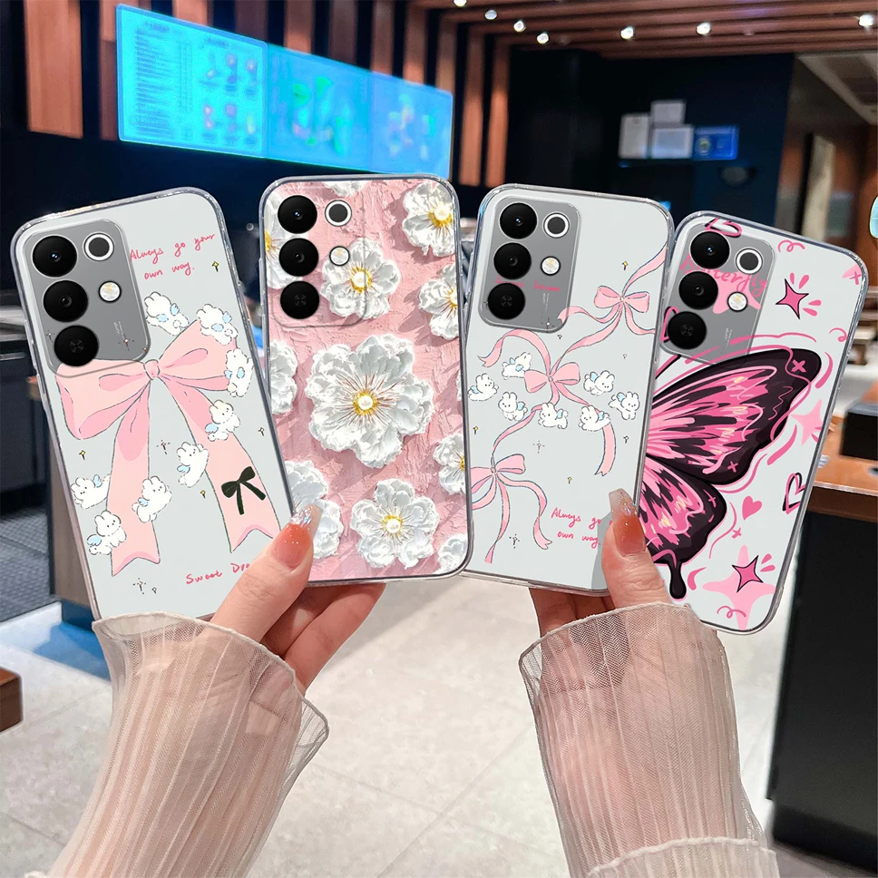 Colorful Patterned Clear Soft Silicone Phone Cover - Lightweight and Stylish Case