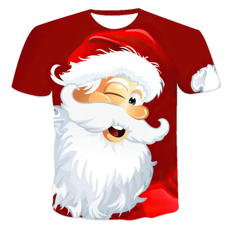 

Interesting Santa Fashion Celebration Male/Female Christmas Gift Party T -shirt.