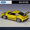 Welly 1:24 Porsche 911 GT3 RS Alloy Sports Car Model Diecast Metal Track Racing Vehicles Car Model Simulation Childrens Toy Gift 6