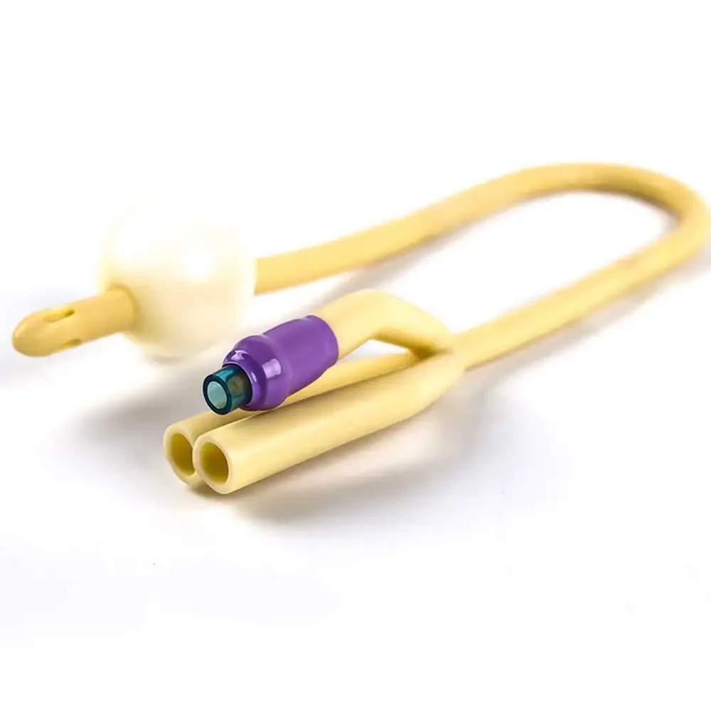 3 Way Sterile Medical Balloon Latex Foley Catheter Coating Urine Tube Male Medical Urological Consumables Accessories 1 Pc