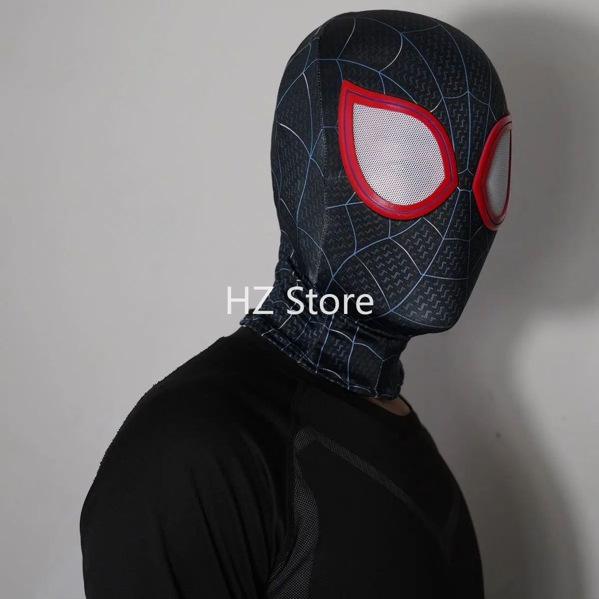 【スパイダーバース】新品 マイルズ モラレス スパイダーマン マスクコスプレ マイルズ・モラレス スパイダーマン マスク フェイスシェル