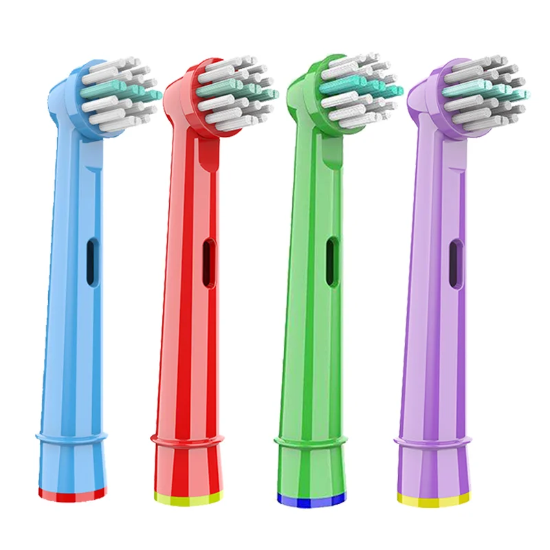 

4/8/12/16/20 Pcs Kids Replacement Brush Heads For Oral B Children Electric Toothbrush Extra-Soft Bristles Brush Refill EB-10A