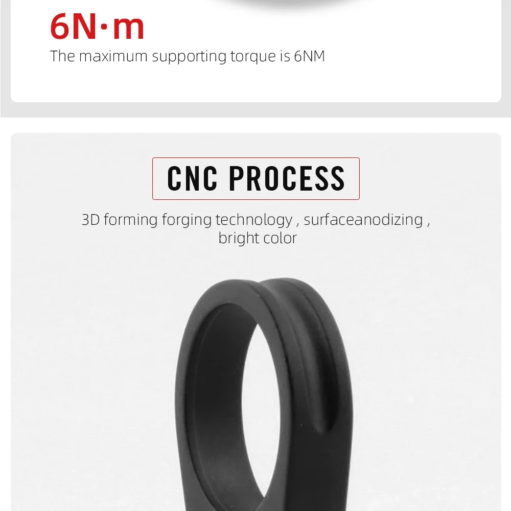 Description Picture 6 of itemJawbone Seat Post Clamp CNC Alloy Light Saddle Bicycle Seating Post for 25.4 27.2 30.9 31.6 mm Lock Bike Cycling Accessories