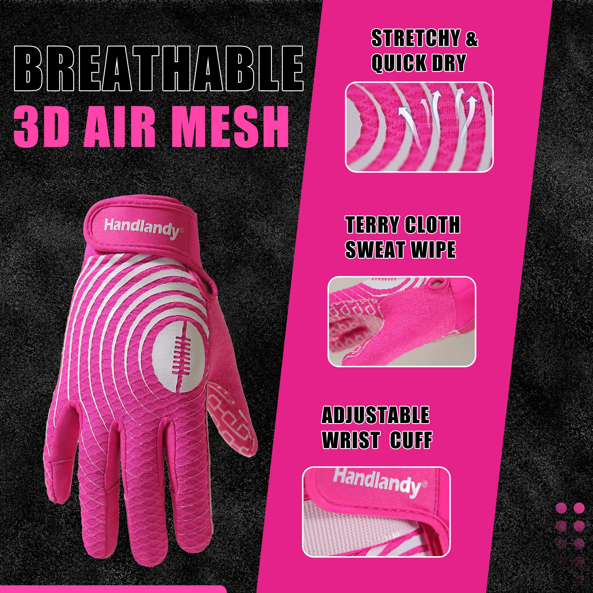 American Football Gloves for Boys Girls