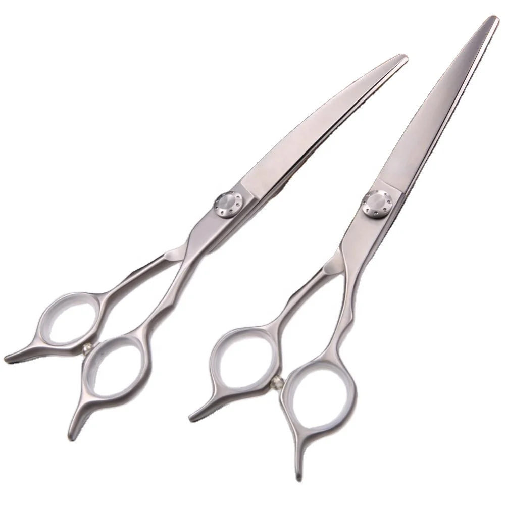 

Fenice 7.0'' 7.5'' professional JP440C Steel Curved blade sharp Pet Grooming Scissors