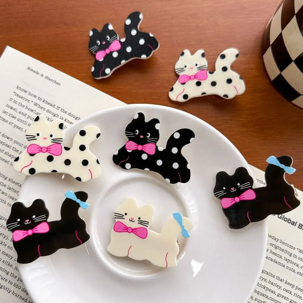 Cartoon Animal Cat Hair Clip Funny Creative Bang Clip Barrettes Korean Style Mini Hair Clip Children Hairpin Hair Accessories food headband cosplay ant funny headband animal hair hoop korean style headwear children hair accessories bee tentacle headband