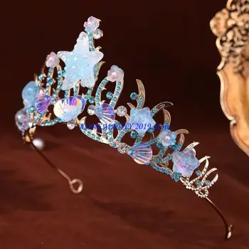 F42F Corone da sposa per decorazioni per addio nubilato, regalo per sposa, addio nubilato, fasce per capelli, corone,