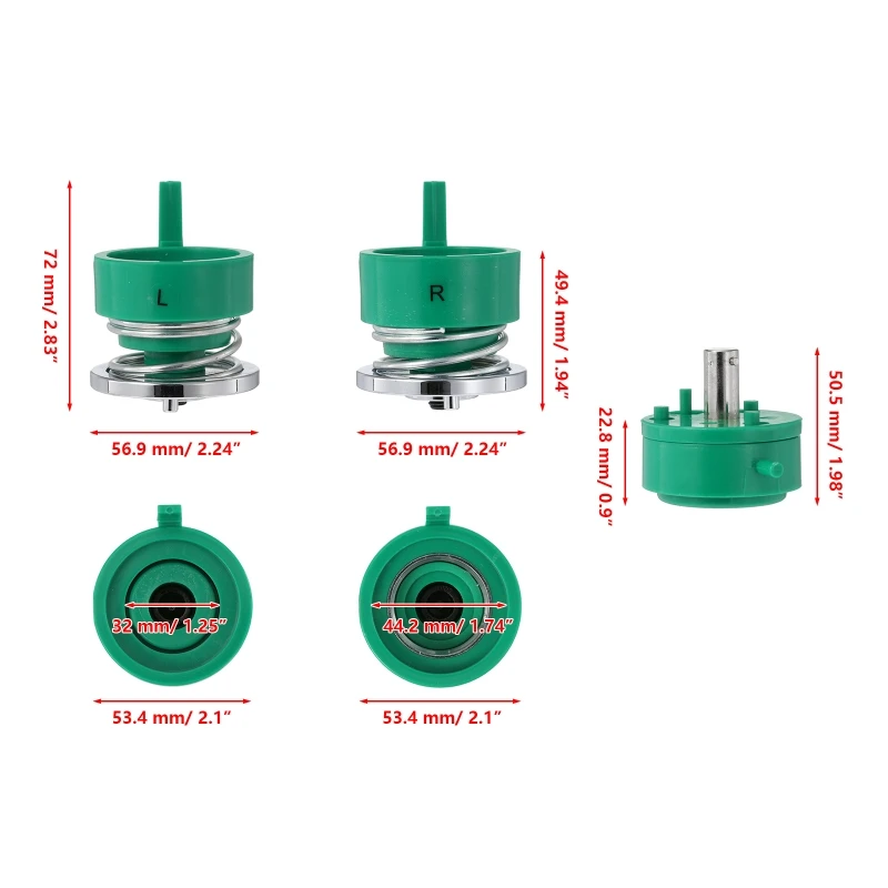 25/32/44/58mm Badge Punching Die Mould for DIY Button Badge Maker Press Machine Button Maker Machine Interchangeable Die Mold