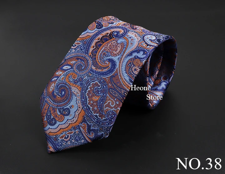 Neue Design Business Paisley Männer Krawatte Rot Blau Grün Lila Dünne Dünne 6 cm Krawatte Luxus Jacquard Hochzeit Party Krawatte zubehör – Detail 39