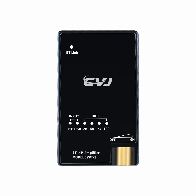 

CVJ VVT-1 Dual ESS9039Q2M Portable Bluetooth 5.3 Decoding Headphone Amplifier Qualcomm QCC5125