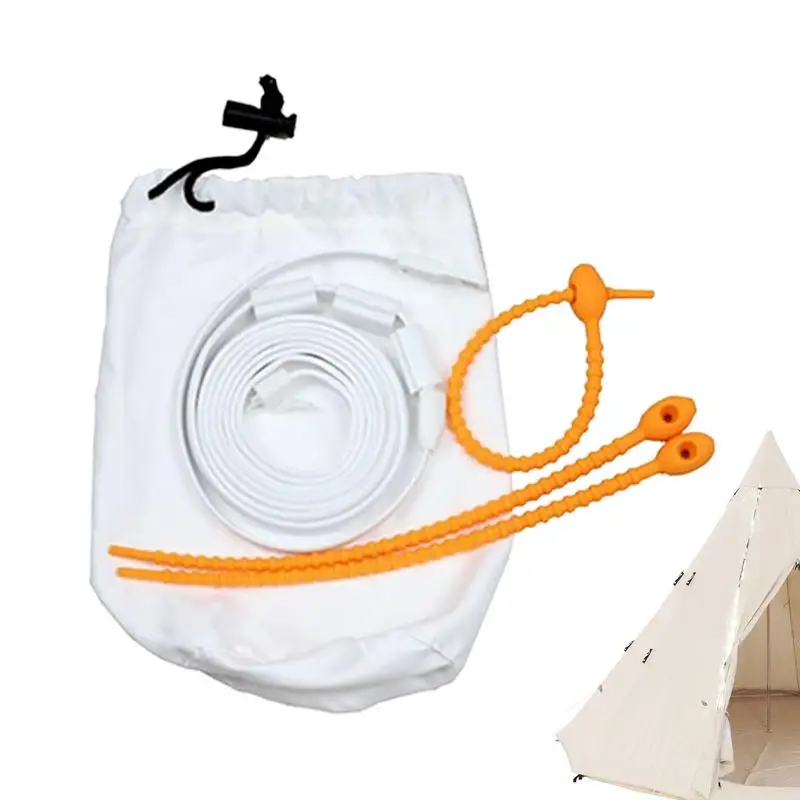 

Светодиодная лента для кемпинга с питанием от USB, светодиодная лента для палатки, осветительный инструмент с 3 регулируемыми резиновыми ремешками для ночного альпинизма