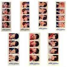 

7Pcs/Set Kpop Enhypen Bookmarks Paper Photocards Bookmark For Book Reading Page Holder Stationery Fans Collection Gift