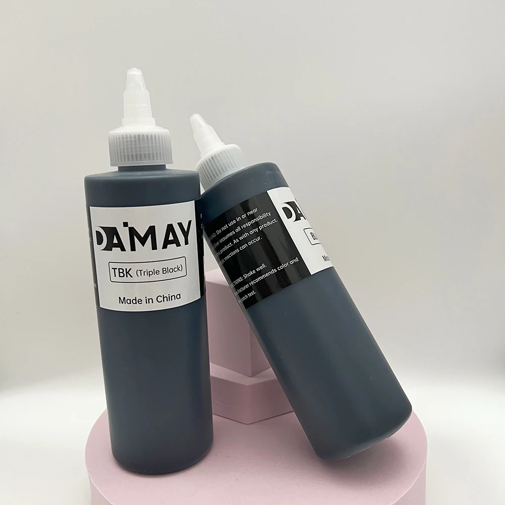 8OZ Black Tattoo Ink Pigment Professional DIY 240ml Tattoo Pigment Permanent Body Art Practice Supplies Ink