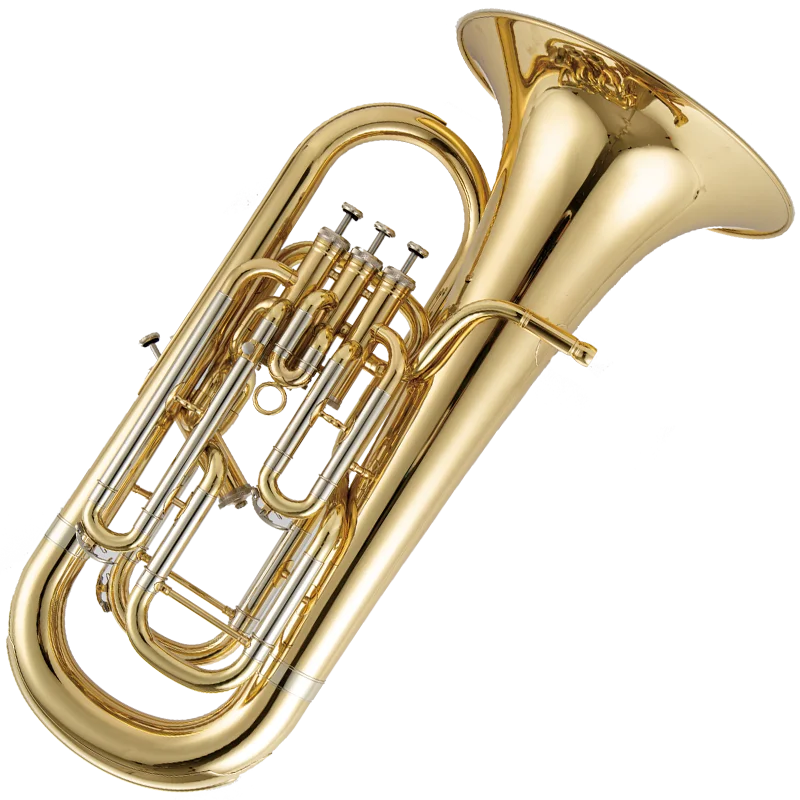 Professional high-quality 3+1 oblique 4 vertical key on euphonium