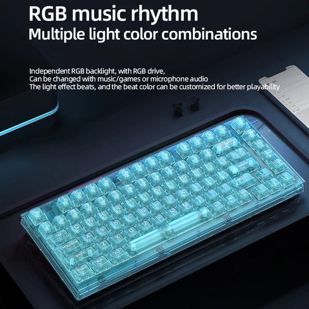 quente teclado do jogo com fio rgb
