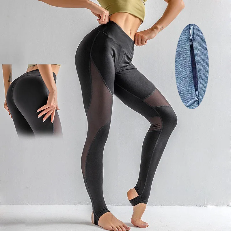 Women Skinny Butt Lift Yoga Pants High Waist Leggings Gym Fitness Trousers Sport 