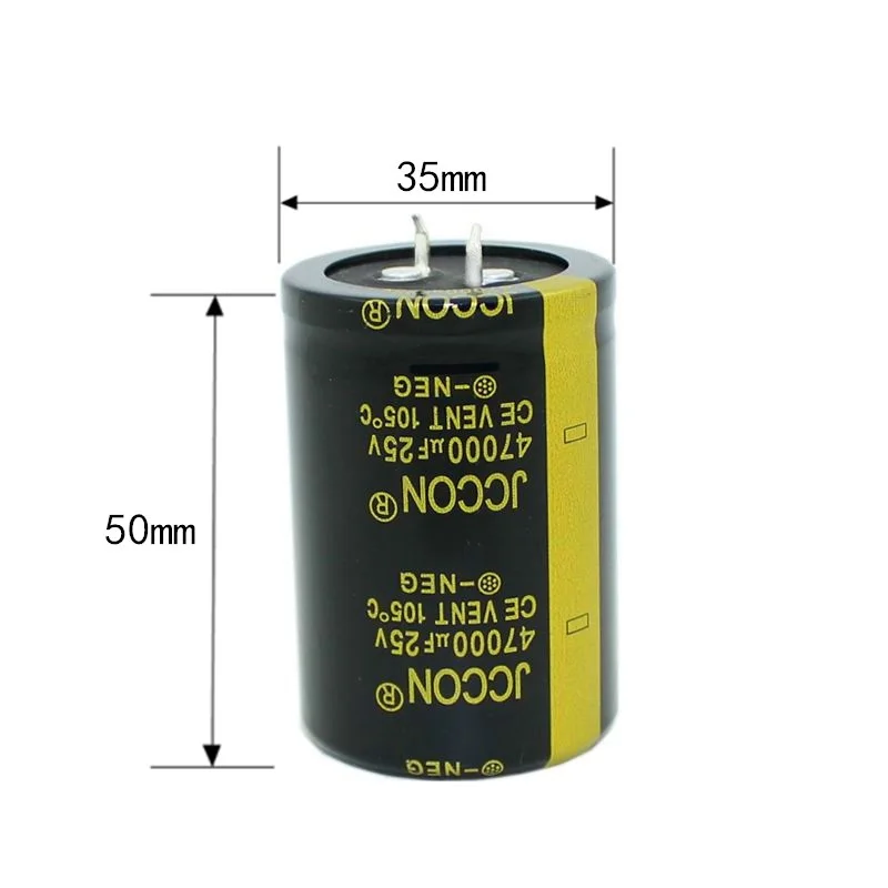 20PCS-2PCS 25V47000UF 47000UF 25V New original high-frequency crystal Electrolytic Capacitors volume: 35X50MM