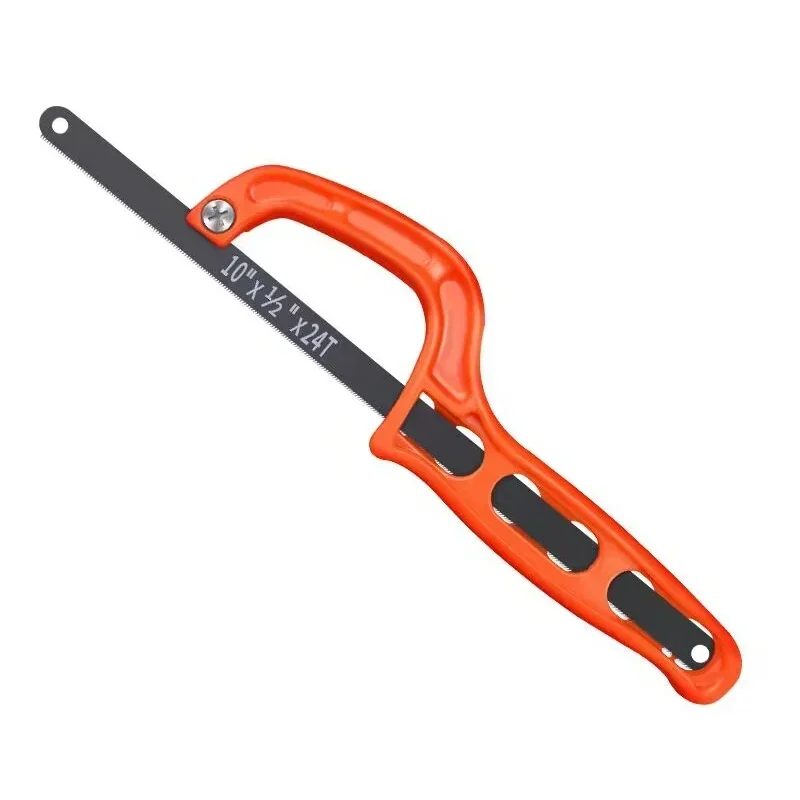 Small Hacksaw Household Metal Handheld Saw Portable Hand Saw Woodworking Steel Frame Jewelry Woodwork Craft DIY Tool