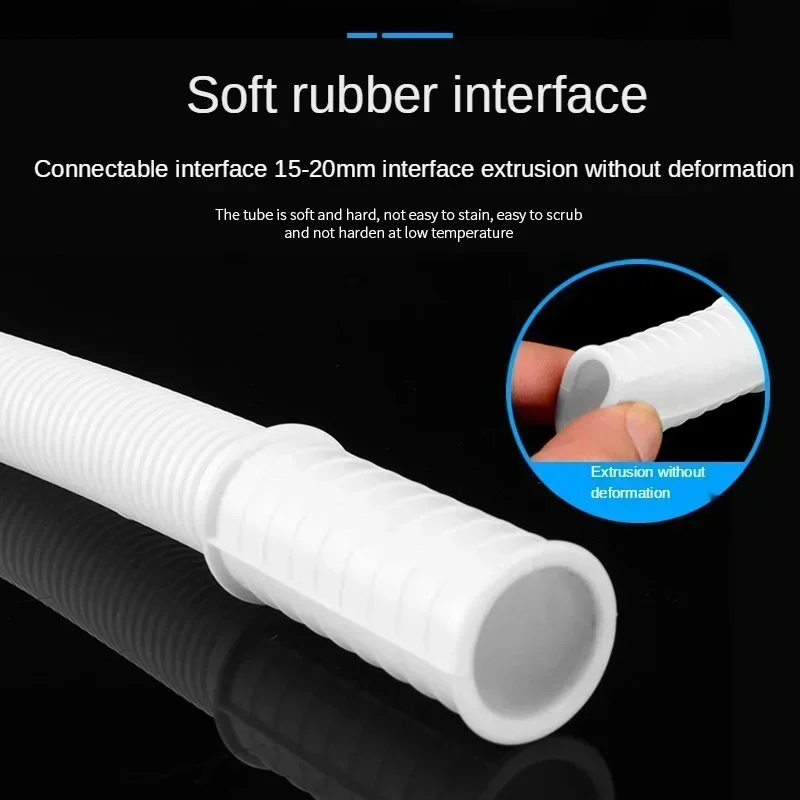Flexible Air conditioning drain hose Water Inlet Extension Pipe