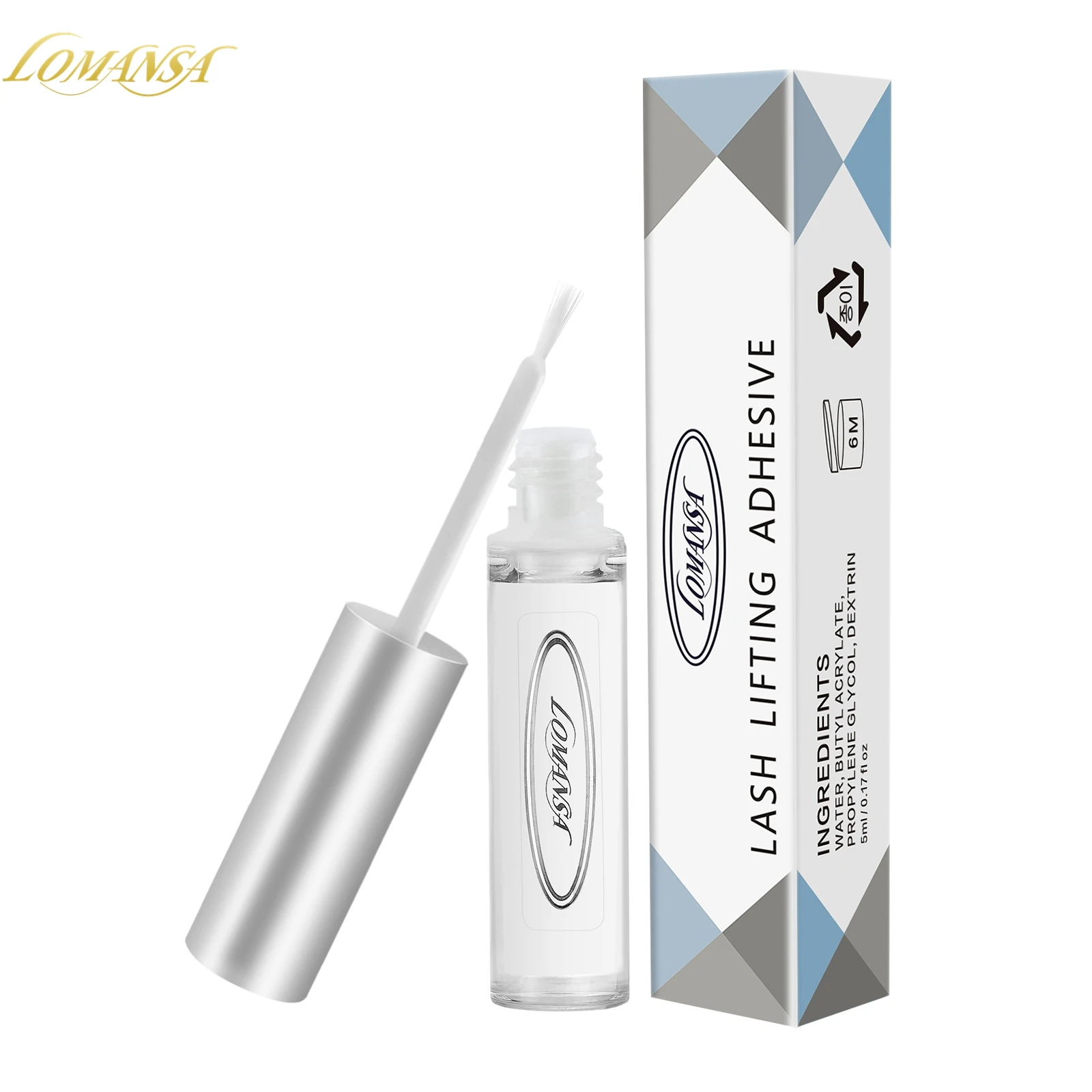 Eyelash Glue Lomansa Korea 5ml Strong Lash Lift For Lash Lifting And Curling Perm Adhesive Makeup Tool
